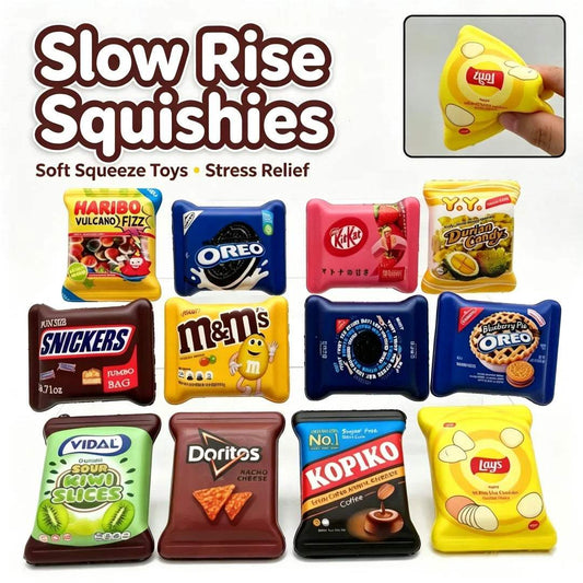 Mini Squishy Food Toy | Slow Rising | Soft Fidget Stress Reliever