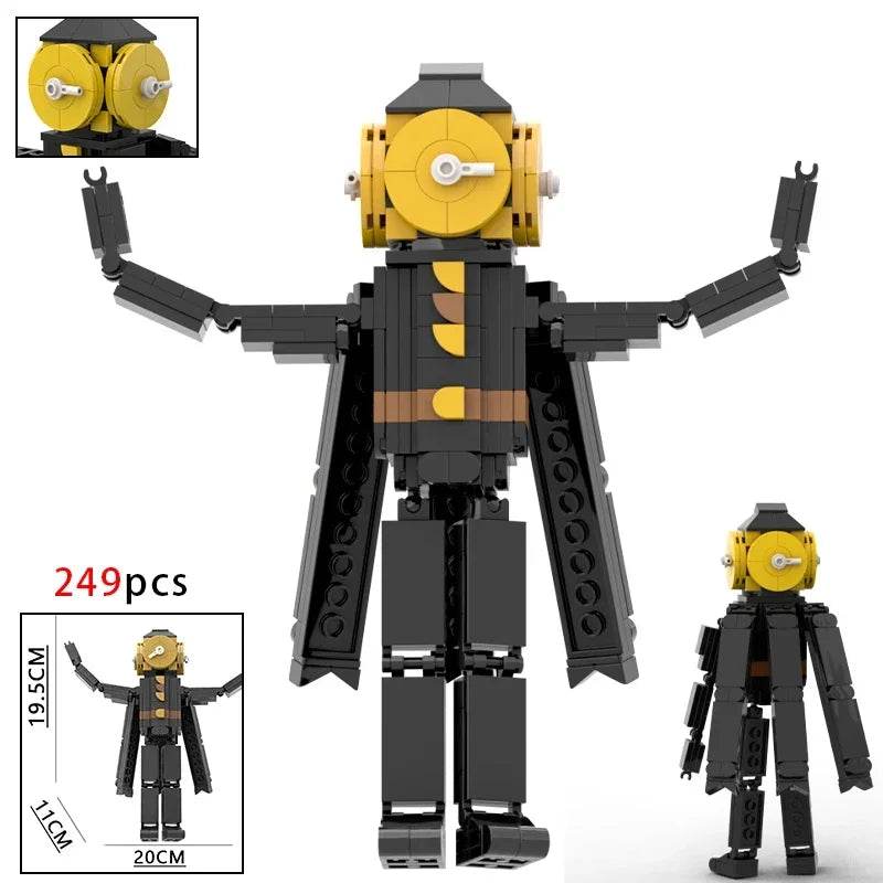 Moc Skibidi Toilet Action Figures Model Building Blocks Toys - ToylandEU