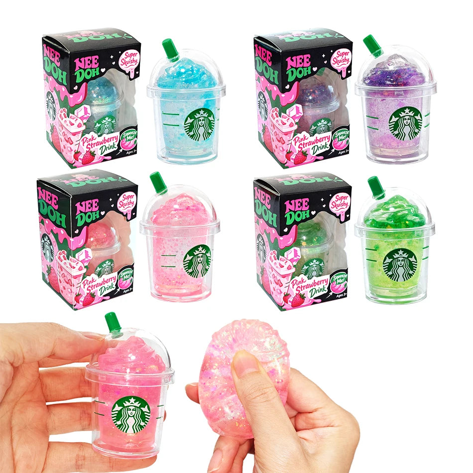 Sensory Squeeze Toy | Drink Cup Shape | Stress Relief | Blind Pack For All Ages
