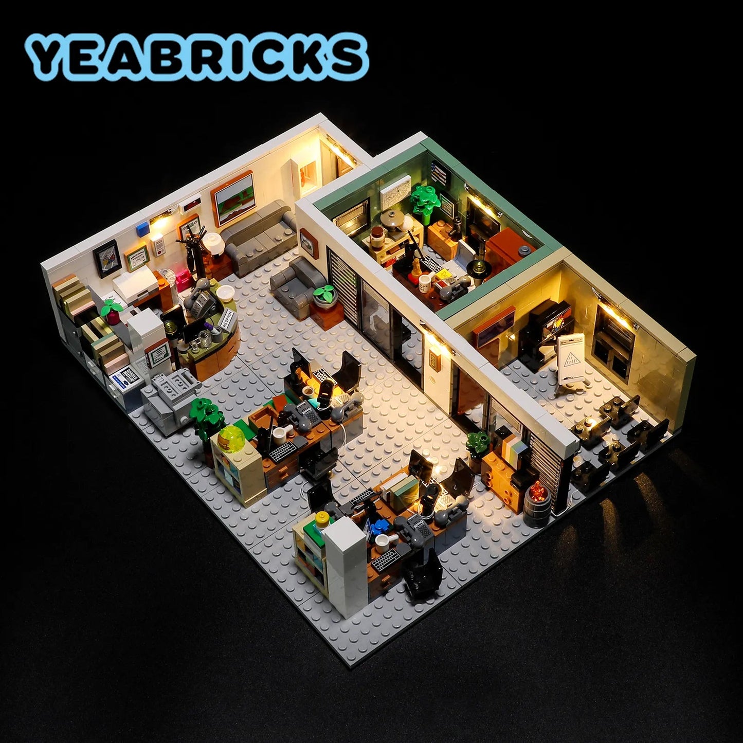 YEABRICKS LED Light Kit for The Office Building Blocks Set - Enhance Your Building Experience With Illumination! - ToylandEU