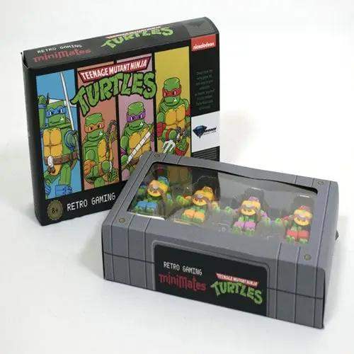 SDCC 2024 Teenage Mutant Ninja Turtles Retro Game Minimates Box Set - ToyShnip