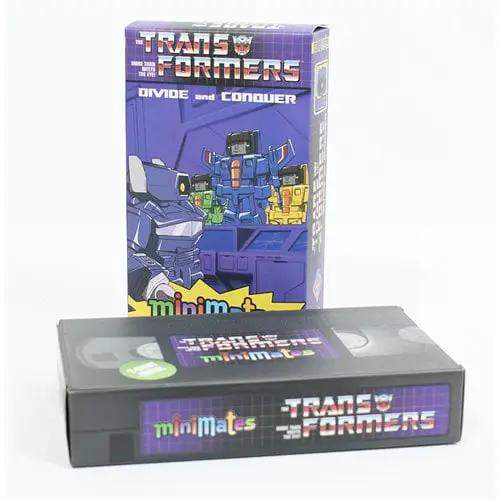 SDCC 2024 Transformers Divide & Conquer VHS Minimates Box Set - ToyShnip