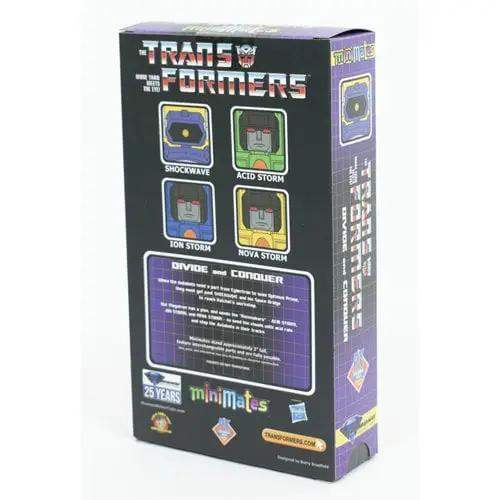 SDCC 2024 Transformers Divide & Conquer VHS Minimates Box Set - ToyShnip