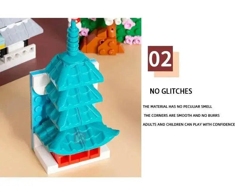  SEMBO BLOCK Japan Architecture Fridge Magnets Cherry Blossom Bricks DIY Gifts Toys for Young Child Adults -  ToylandEU™