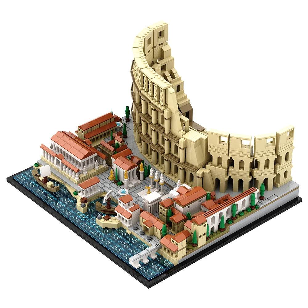 SETBRICKS MOC Roman Colosseum Architecture Model Building Block Set for Kids Building Bricks MOC - ToylandEU