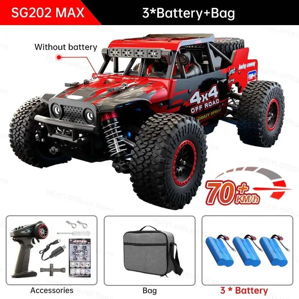  SG202 Max RC Car Off Road 70KMH Brushless 4WD -  ToylandEU™