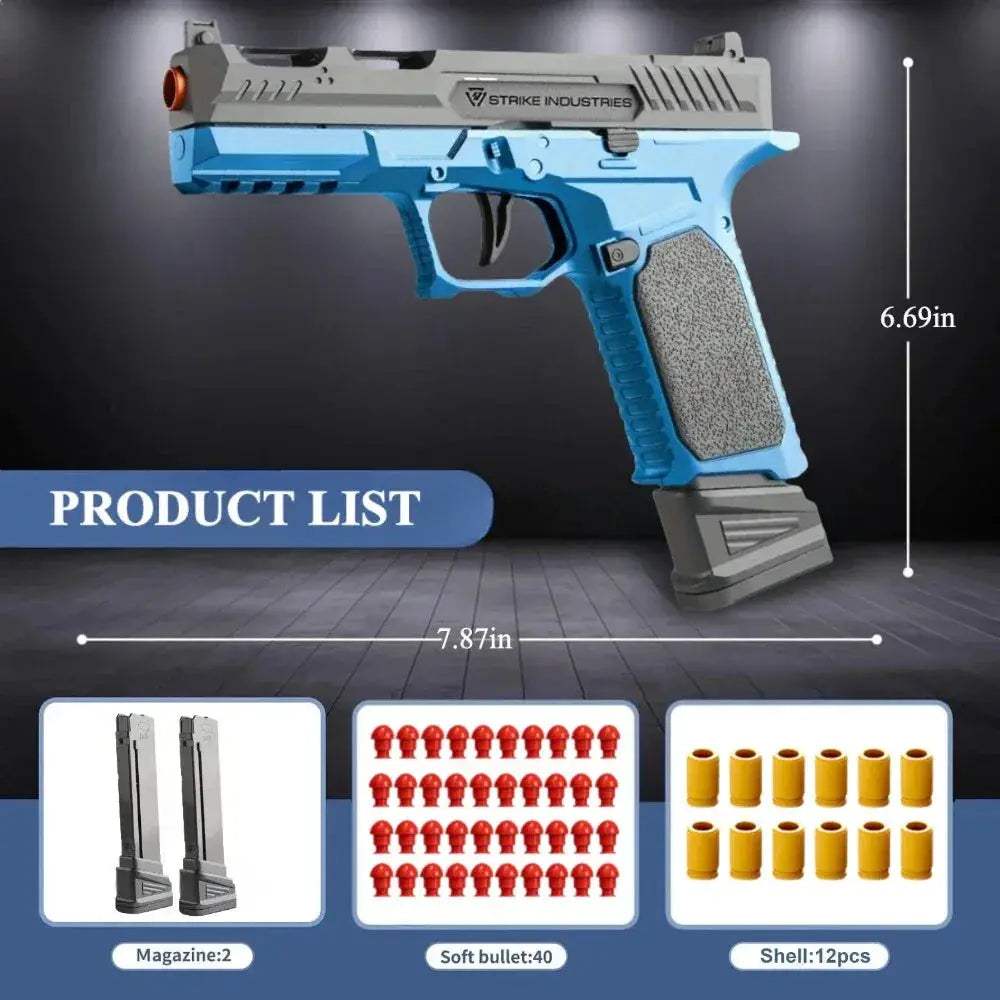 SIG17 Airsoft Toy Pistol With Shell Eject Action Outdoor Play - ToylandEU