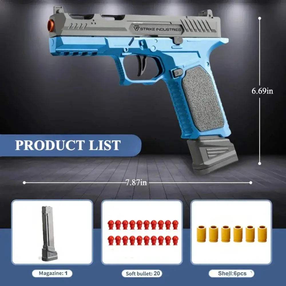 SIG17 Airsoft Toy Pistol With Shell Eject Action Outdoor Play - ToylandEU