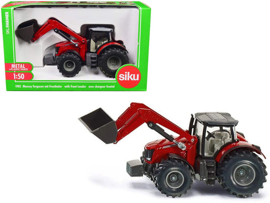 Massey Ferguson 8690 Tractor with Front Loader Red | 1/50 Diecast Model Tractor | Siku | Collector Quality