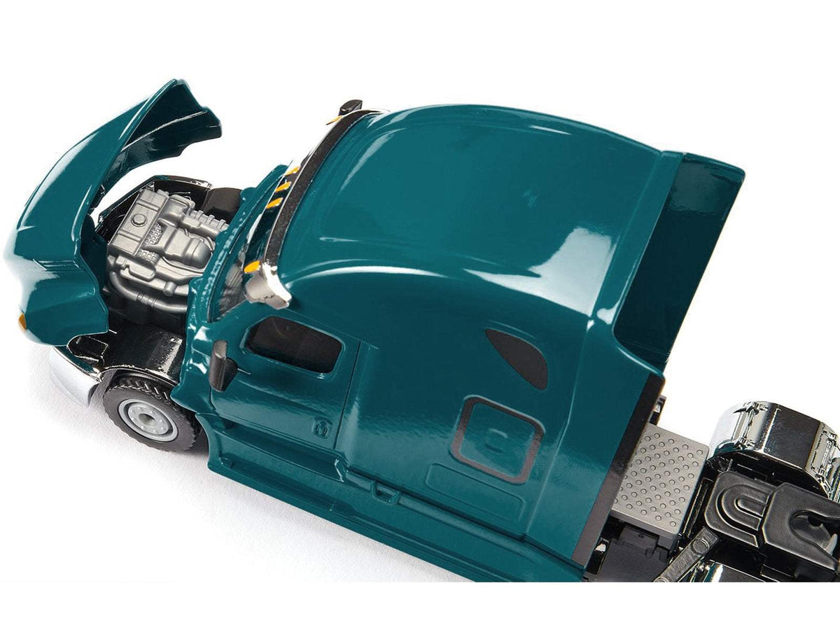 Freightliner Cascadia Tractor Truck Teal | 1/50 Diecast Model Tractor | Siku | Collector Quality