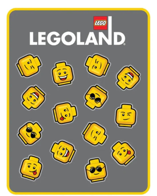 LEGO® Minifigures Throw Blanket | 46 x 60 Inch | Smiles Design