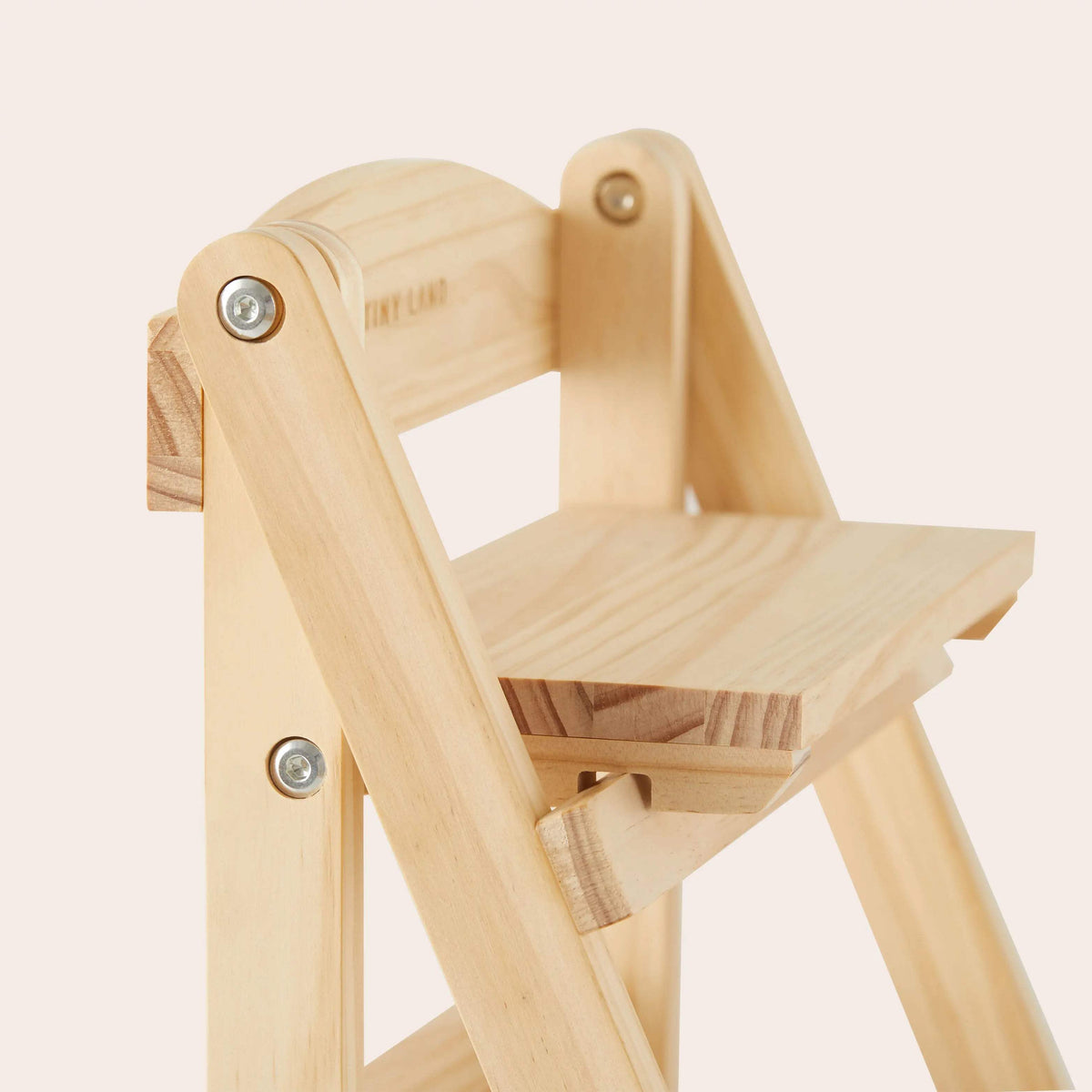 Play Kitchen Rack | Solid Natural Wood | Play Food Storage Shelf | Kids