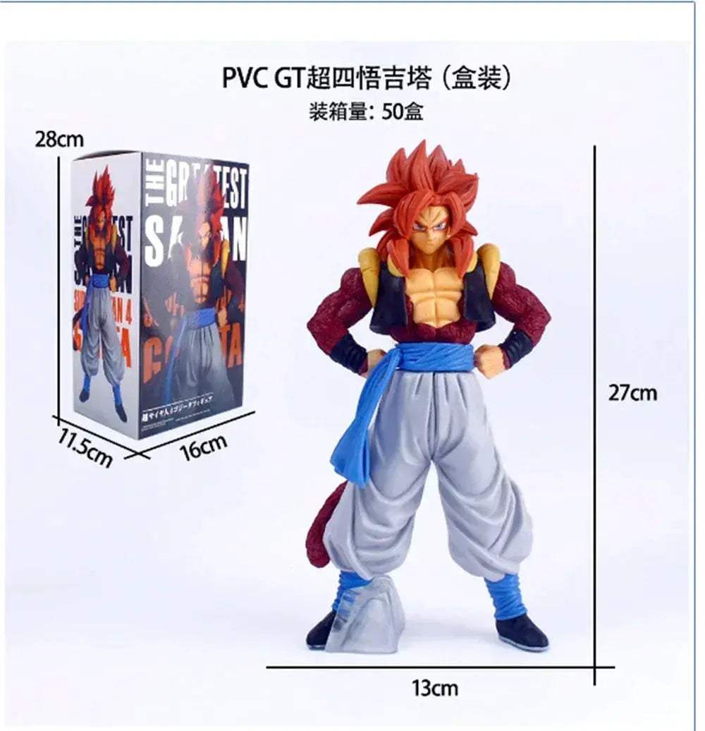 SSJ4 Gogeta Dragon Ball Figure PVC 27cm With Dynamic Detail - ToylandEU