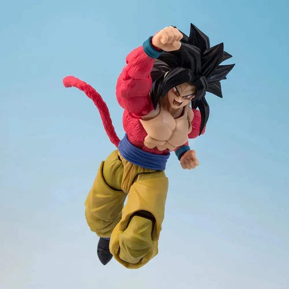 Dragon Ball Goku SSJ4 Action Figure With Movable Joints Kamehameha - ToylandEU