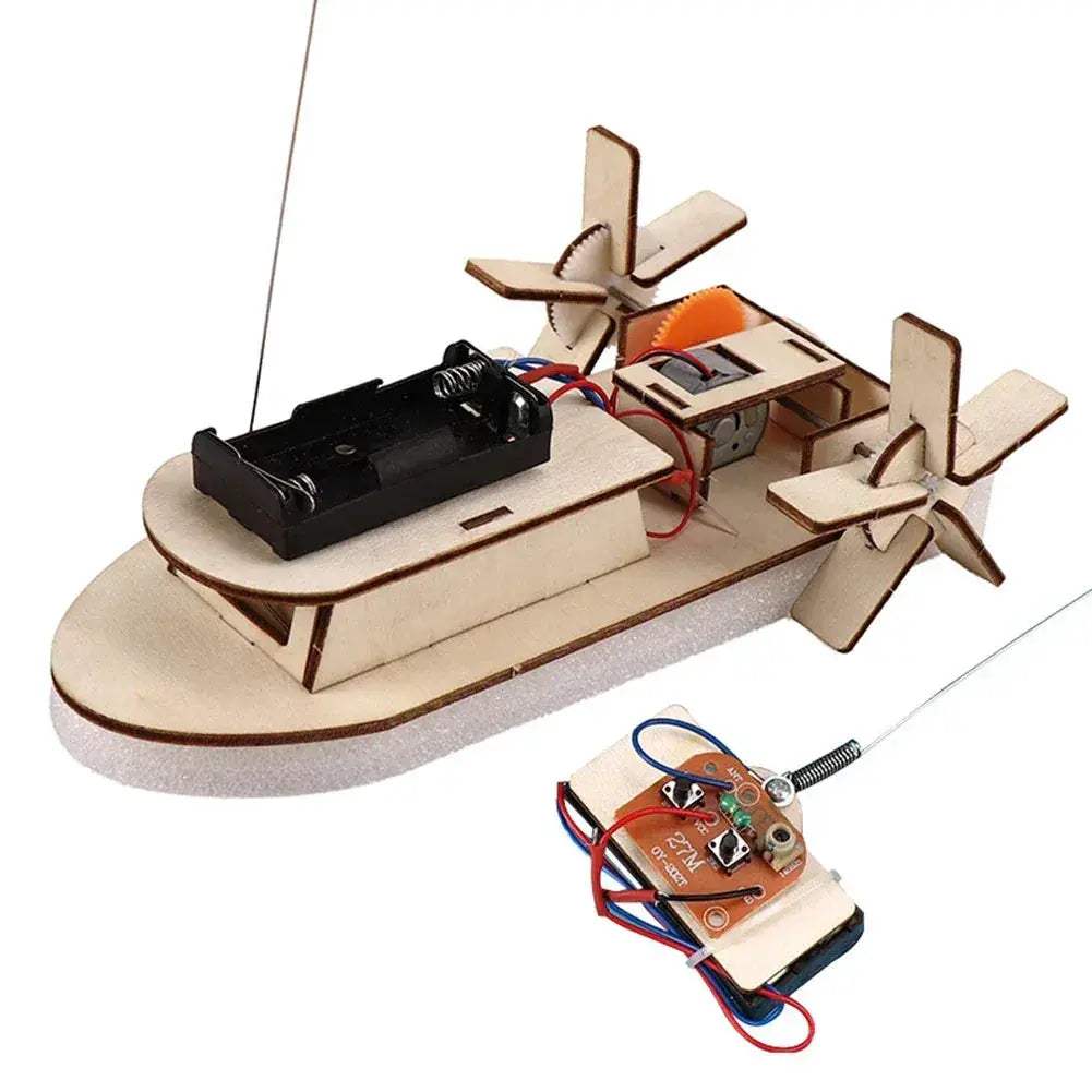 STEM Boat Kit For Kids Educational 3D Model Electric Engine - ToylandEU
