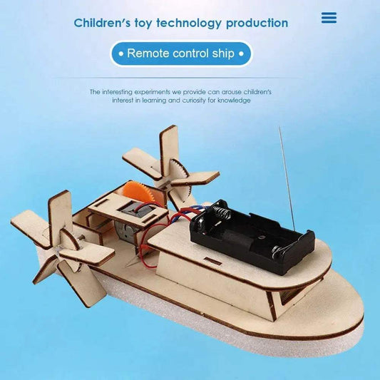  STEM Boat Kit For Kids Educational Interactive 3D Model -  ToylandEU™