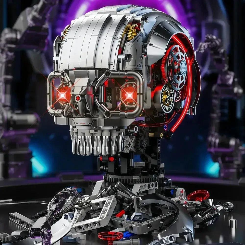  STEM Building Blocks Mechanical Skull Desktop Ornament -  ToylandEU™