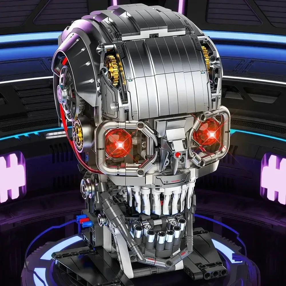  STEM Building Blocks Mechanical Skull Desktop Ornament -  ToylandEU™