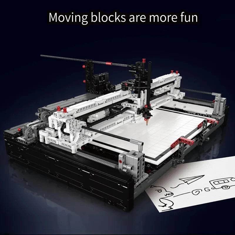 STEM Building Blocks Set Programming Plotter For Boys - ToylandEU