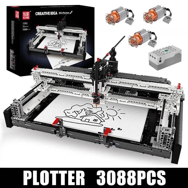 STEM Building Blocks Set Programming Plotter For Boys - ToylandEU