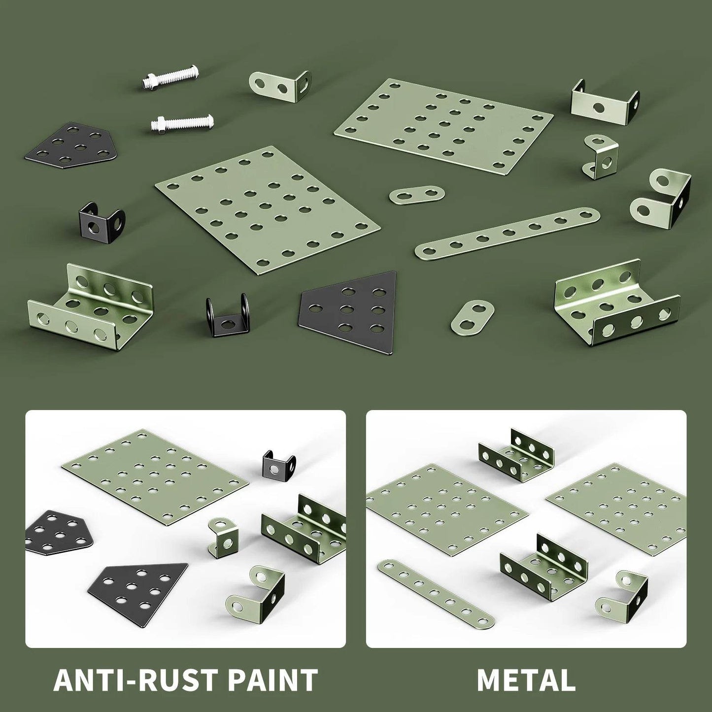 STEM Building Projects Model Army Tank Set - 284 PCS Kits - ToylandEU