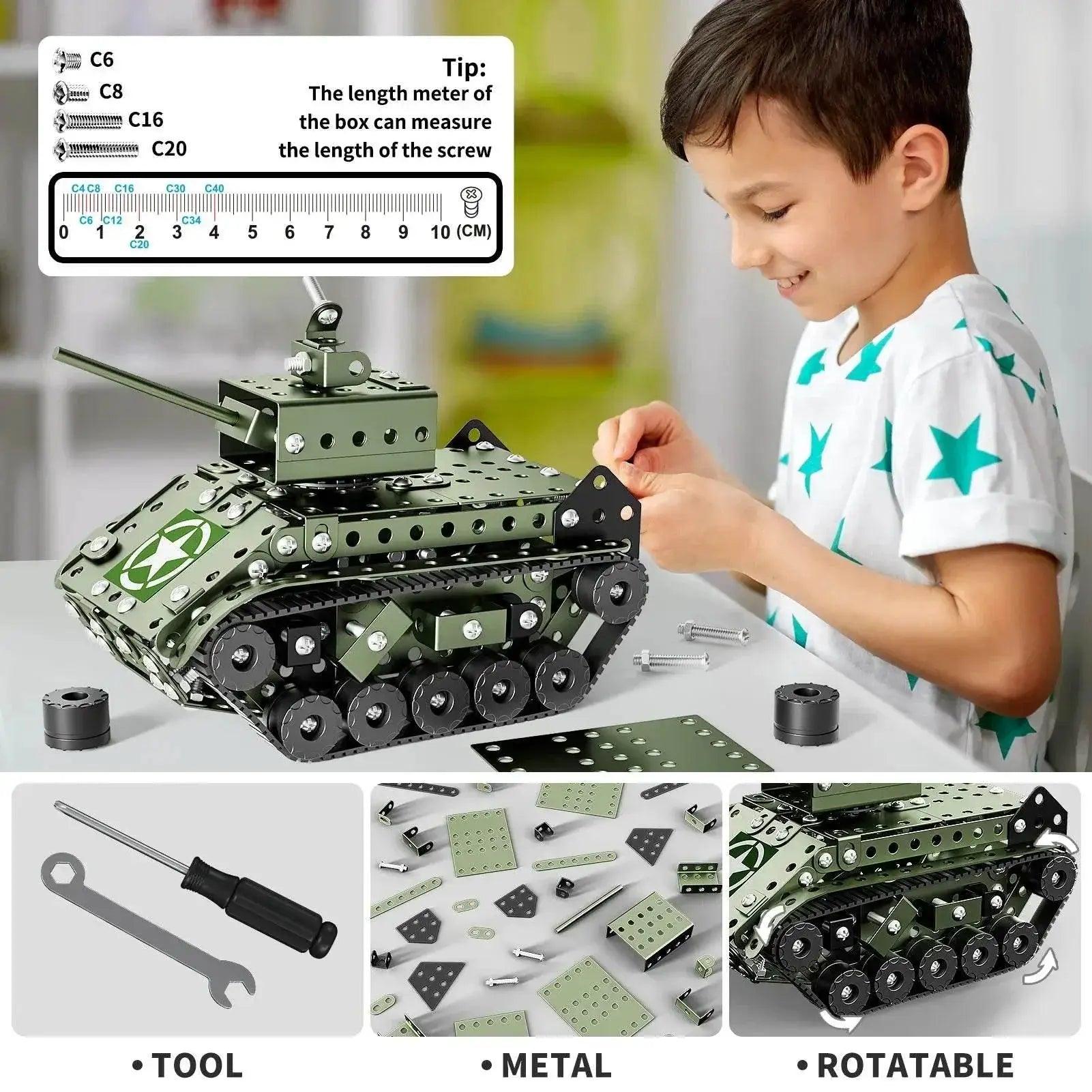  STEM Building Projects Model Army Tank Set for Kids -  ToylandEU™