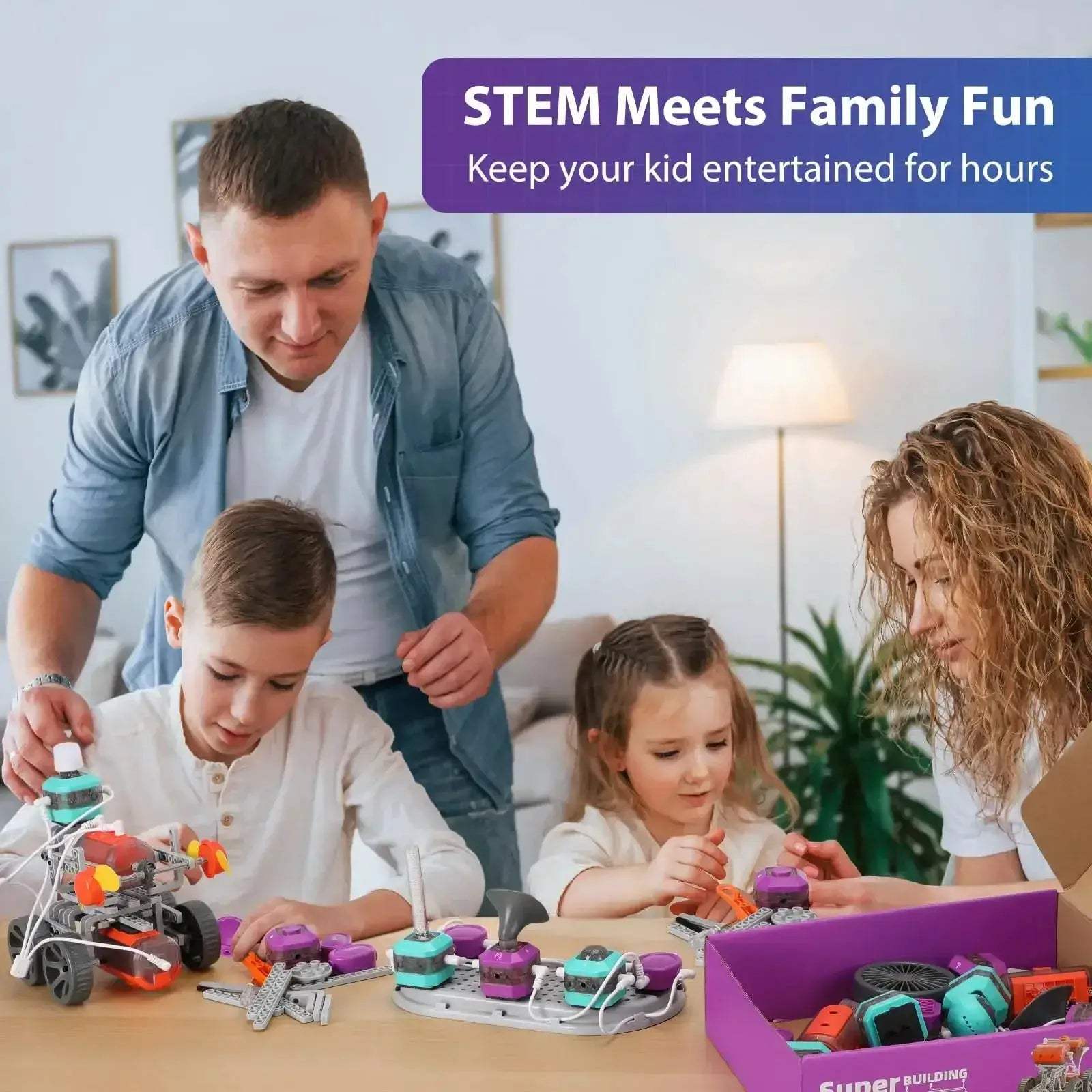 STEM Circuit Building Kit For Kids 110 Projects Educational Gift - ToylandEU