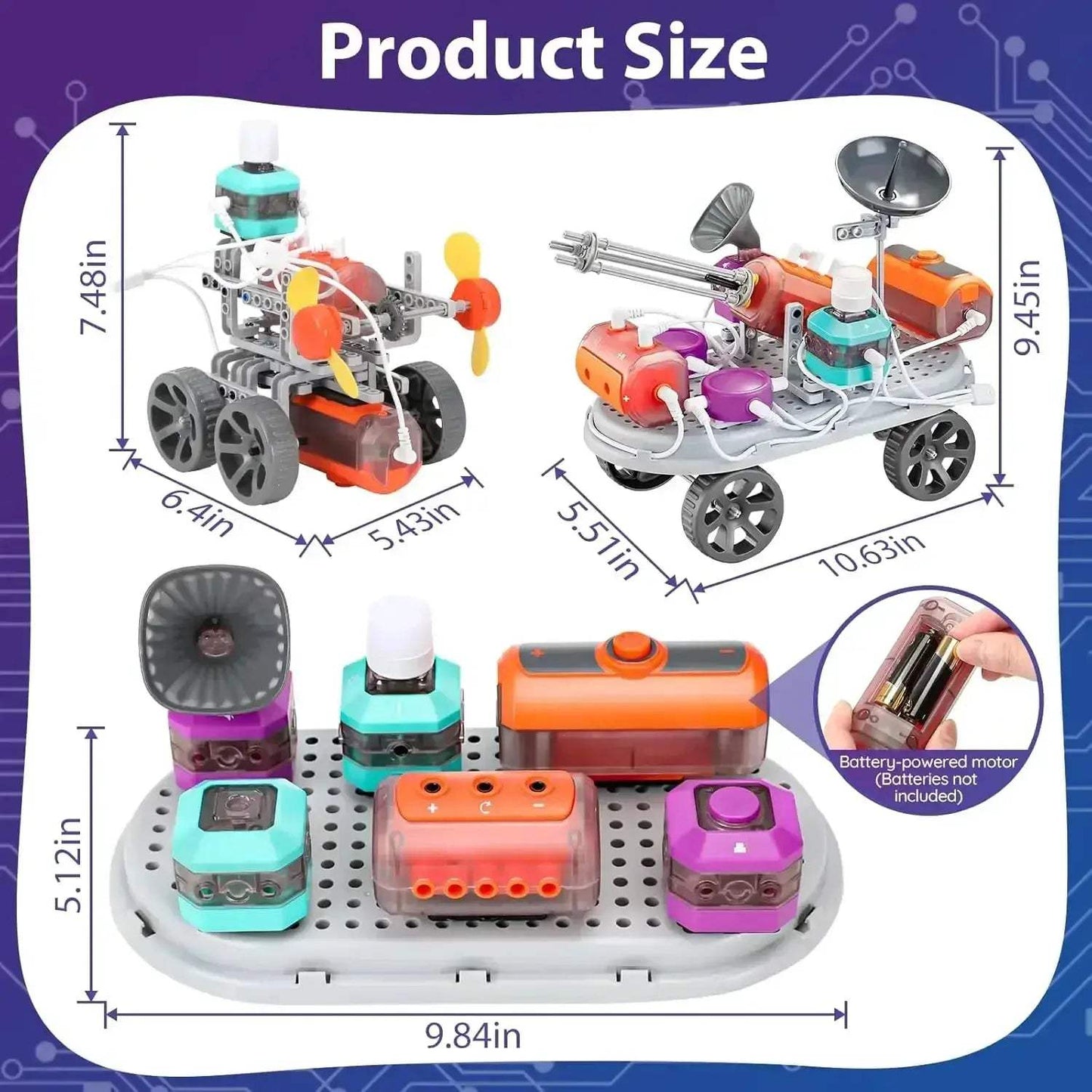STEM Circuit Building Kit For Kids 110 Projects Educational Gift - ToylandEU