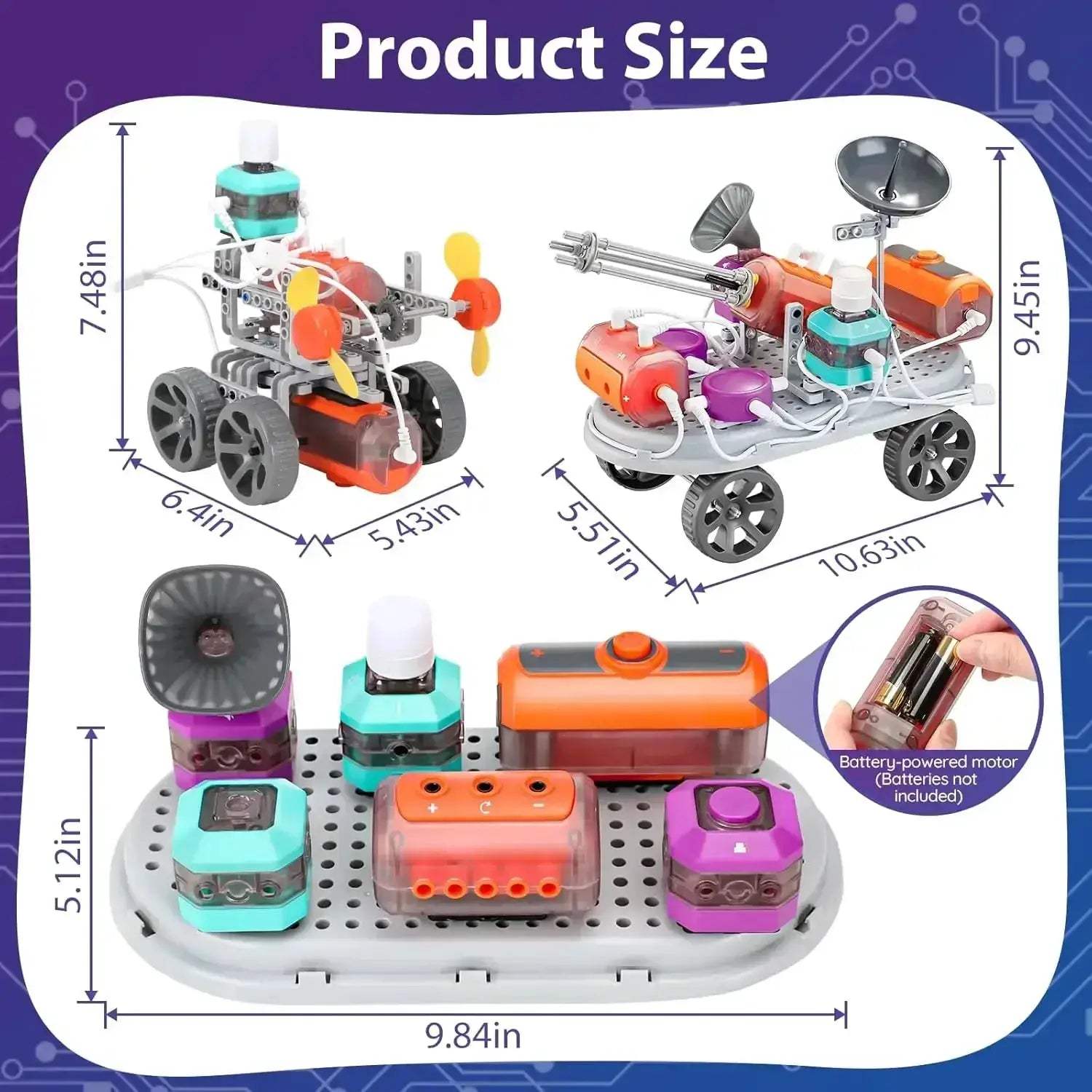 STEM Circuit Building Kit For Kids 110 Projects Educational Gift - ToylandEU