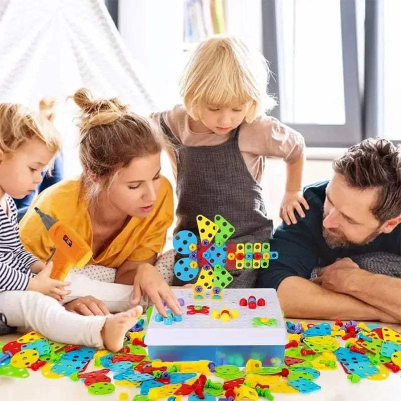 STEM Drill Building Kit For Kids Educational Montessori Set - ToylandEU