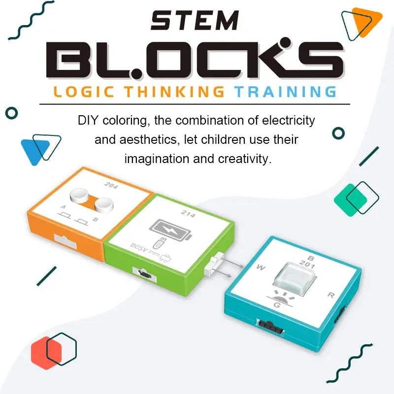 STEM Educational Electronic Building Blocks for Kids Physics Experiments - ToylandEU