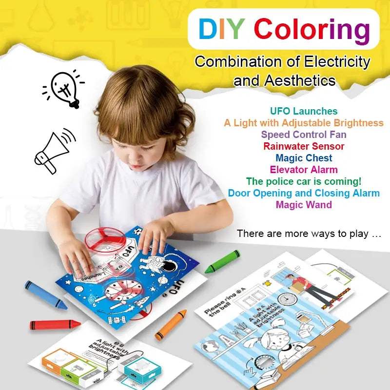 STEM Educational Electronic Building Blocks for Kids Physics Experiments - ToylandEU