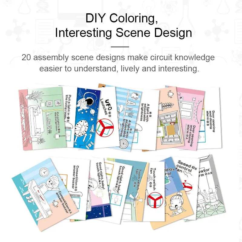 STEM Educational Electronic Building Blocks for Kids Physics Experiments - ToylandEU