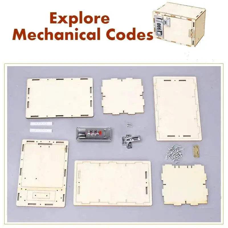 STEM Educational Password Box DIY Kit Fun Science School Projects for Kids Boys Experiment Toys Technology Learning Gifts - ToylandEU
