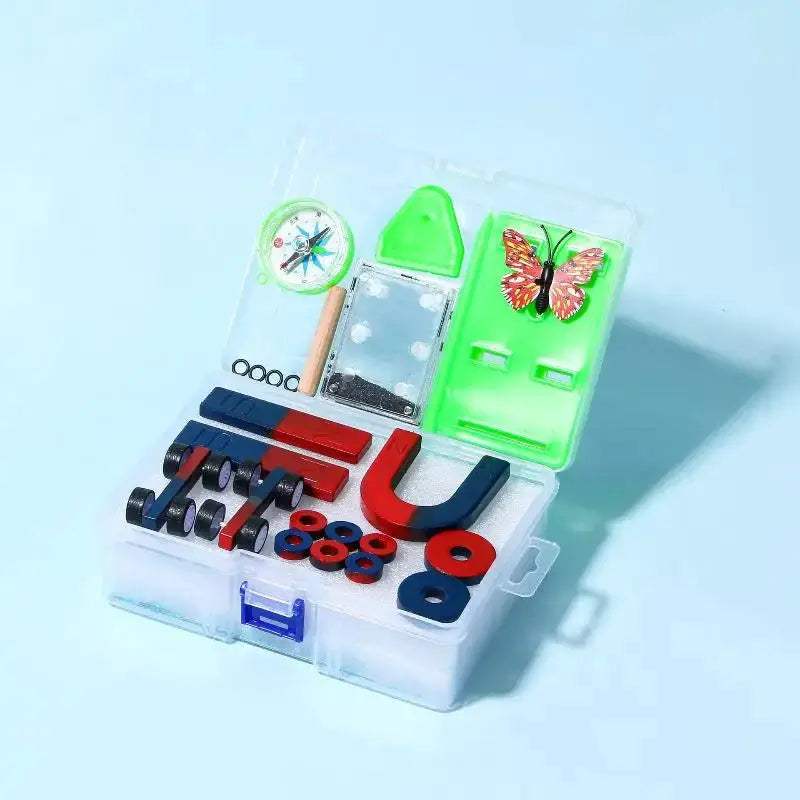 STEM Magnetic Kit For Kids With Bar, Ring, Horseshoe Magnets - ToylandEU