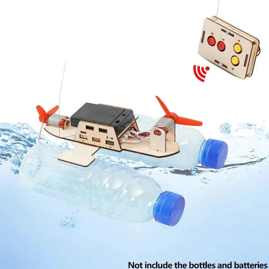  STEM Sailboat Kit Wooden RC Boat For Kids Educational -  ToylandEU™
