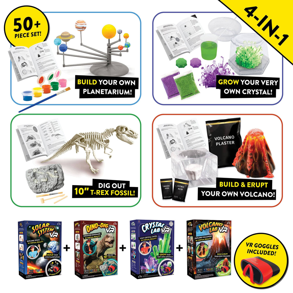 STEM Science Kit | 4-In-1 Mega Pack | Toylandeu™