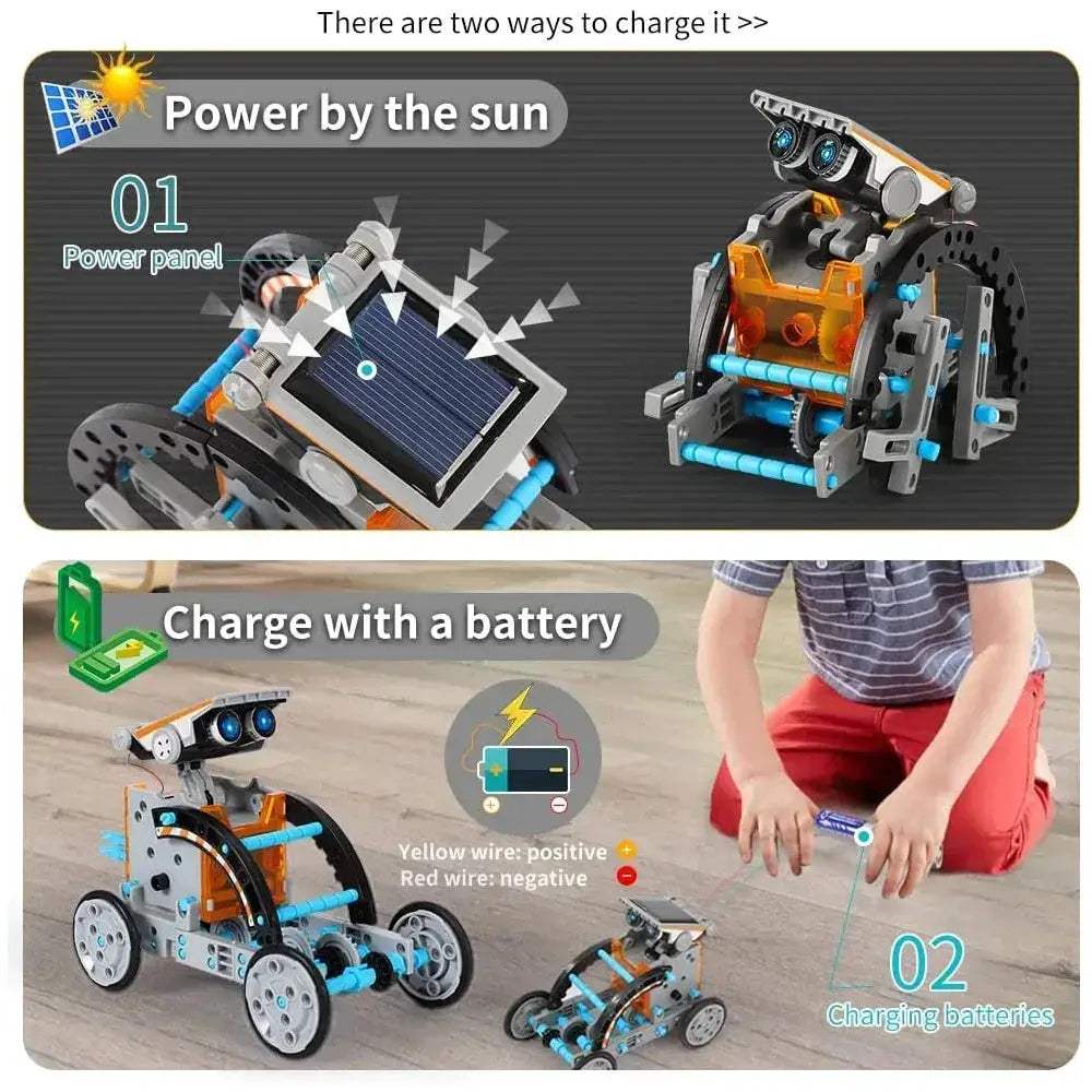 STEM Solar Robot Kit For Kids 3to8 Educational Building Toy - ToylandEU