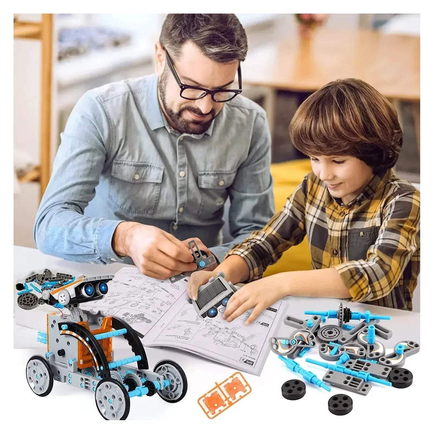 STEM Solar Robot Kit For Kids 3to8 Educational Building Toy - ToylandEU
