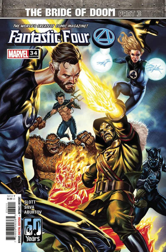 Fantastic Four #34 | Marvel Comic Book | Rated T+ | Standard Edition
