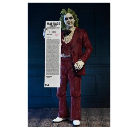 Beetlejuice 7 Inch Action Figure Red Tuxedo Ultimate