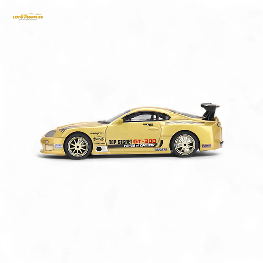 Mini-GT Toyota Supra (A80) Top Secret GT-300 Top Secret Gold 1:64 MGT00961 - ToylandEU