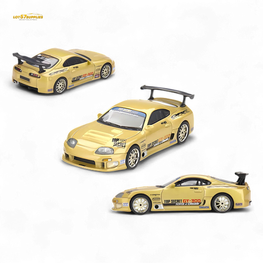 Mini-GT Toyota Supra (A80) Top Secret GT-300 Top Secret Gold 1:64 MGT00961 - ToylandEU