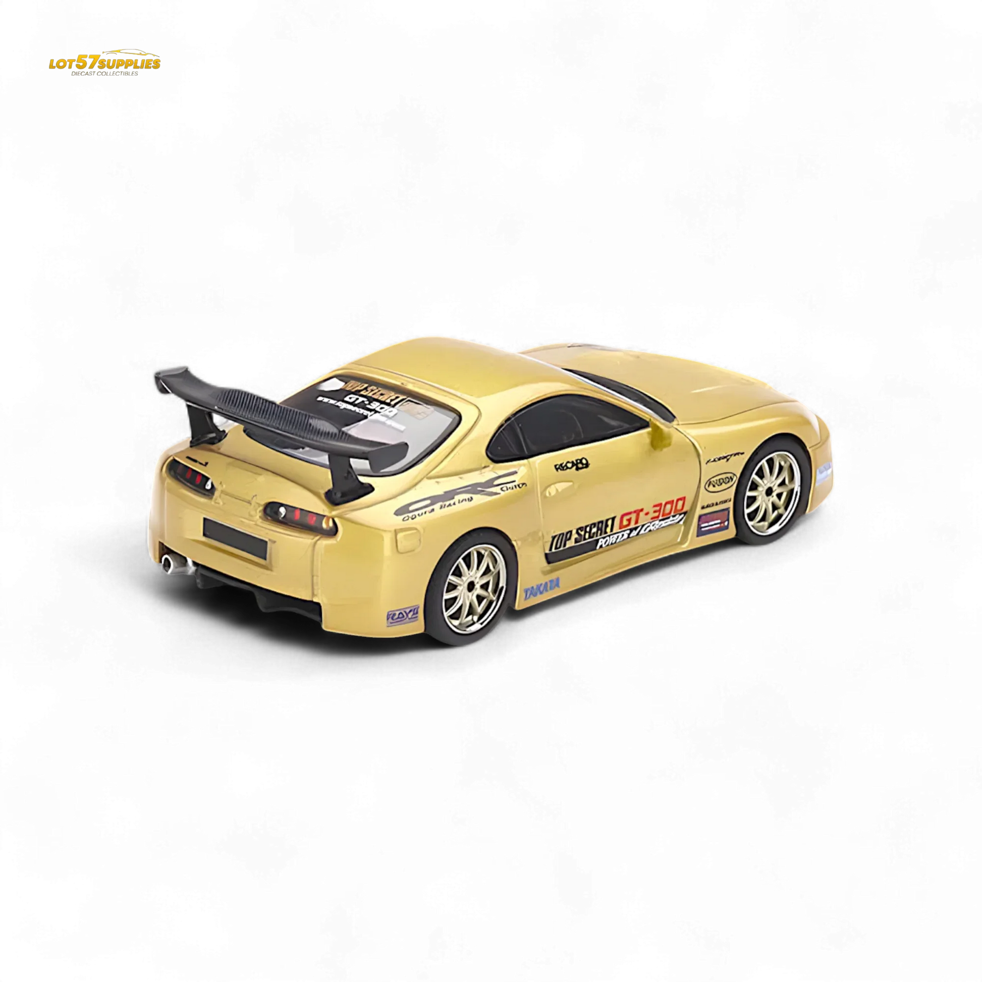 Mini-GT Toyota Supra (A80) Top Secret GT-300 Top Secret Gold 1:64 MGT00961 - ToylandEU