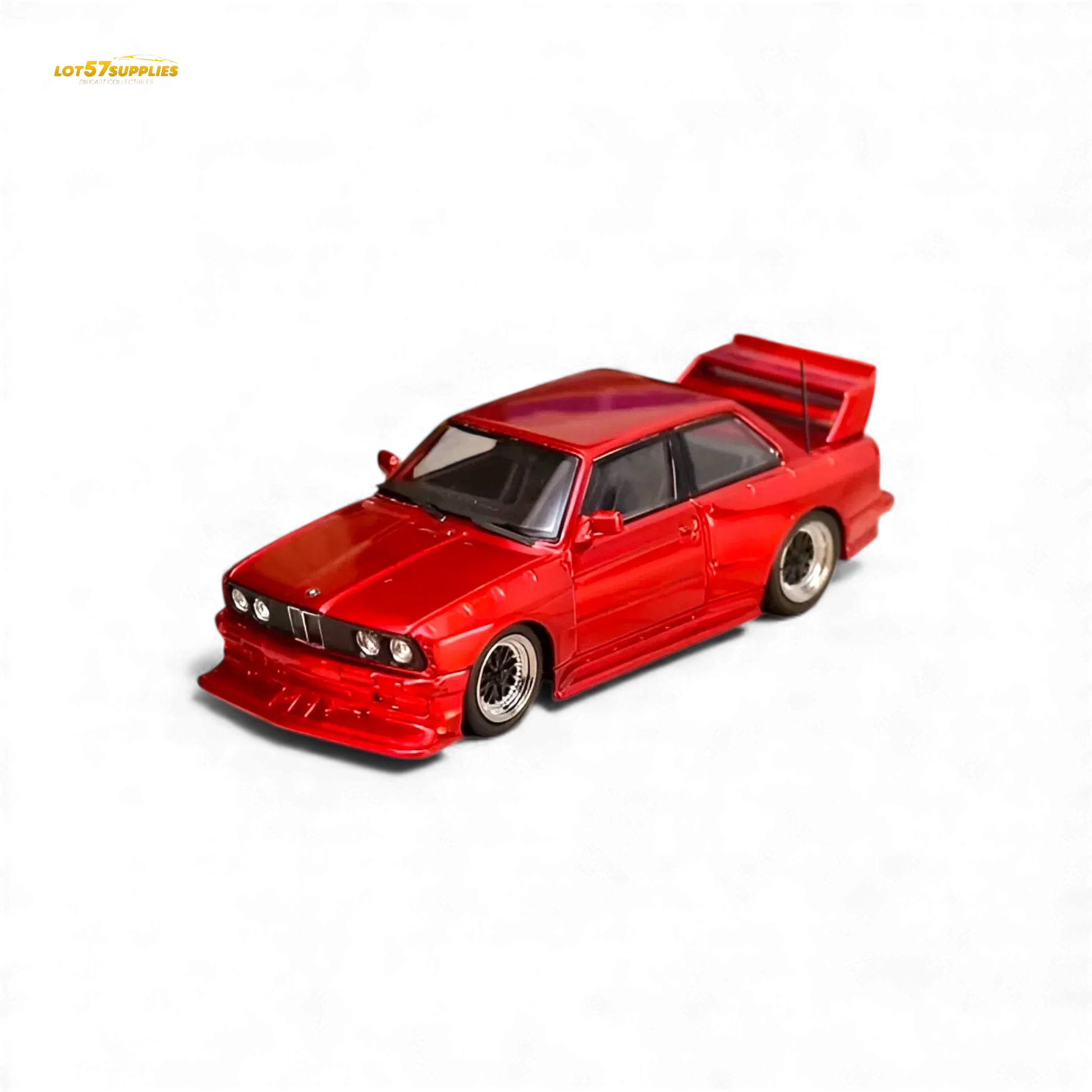 SW BMW E30 M3 LTO Modified Red 1:64 - ToylandEU