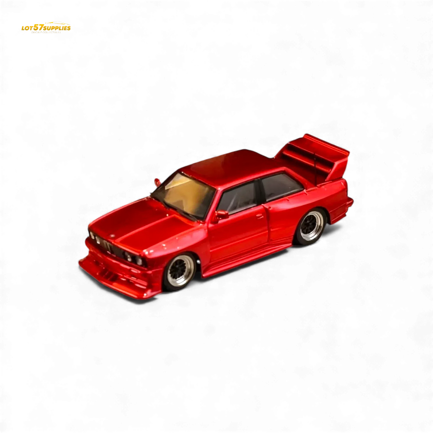 SW BMW E30 M3 LTO Modified Red 1:64 - ToylandEU