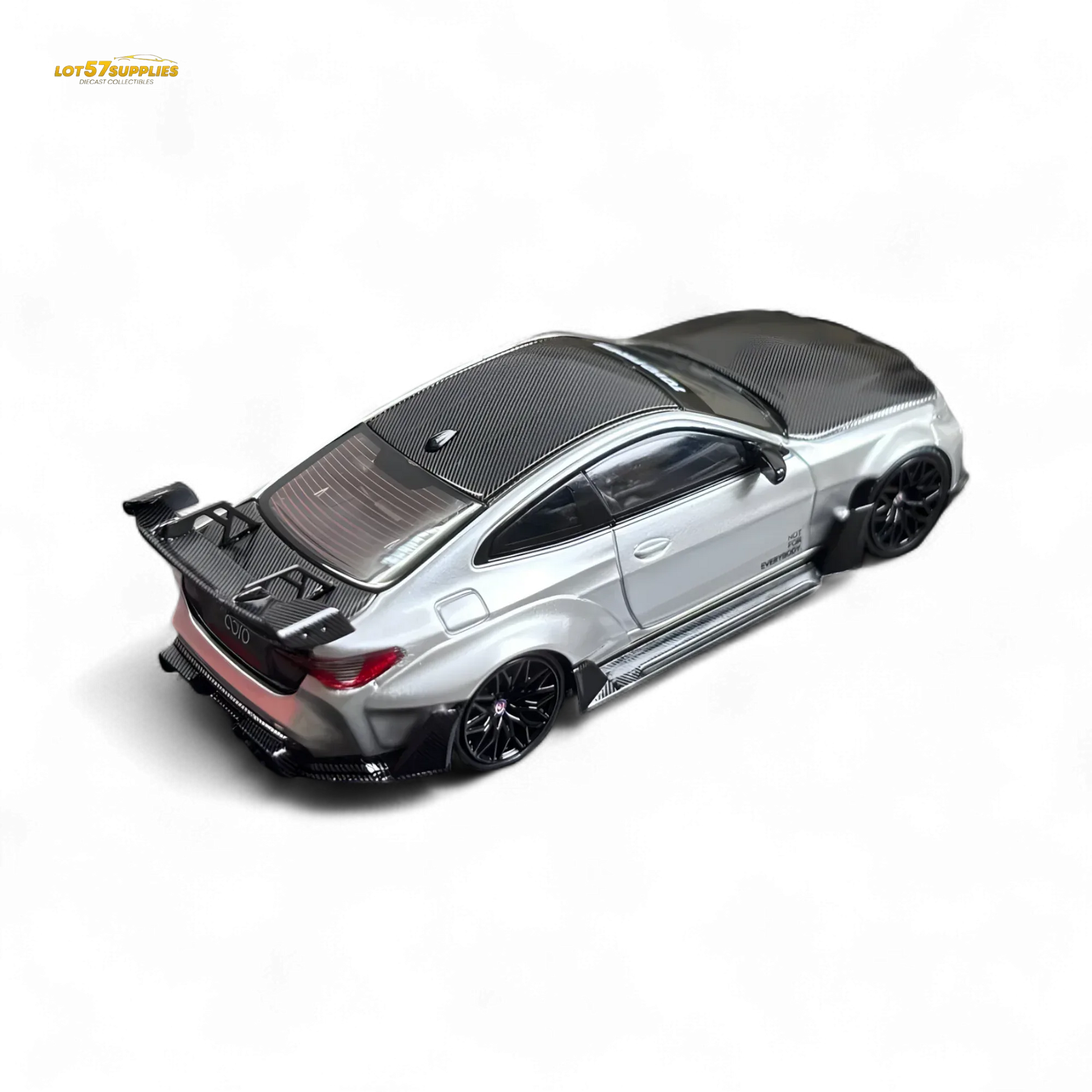 SW BMW G82 M4 Wide-Body Modified Alexander Silver 1:64 - ToylandEU