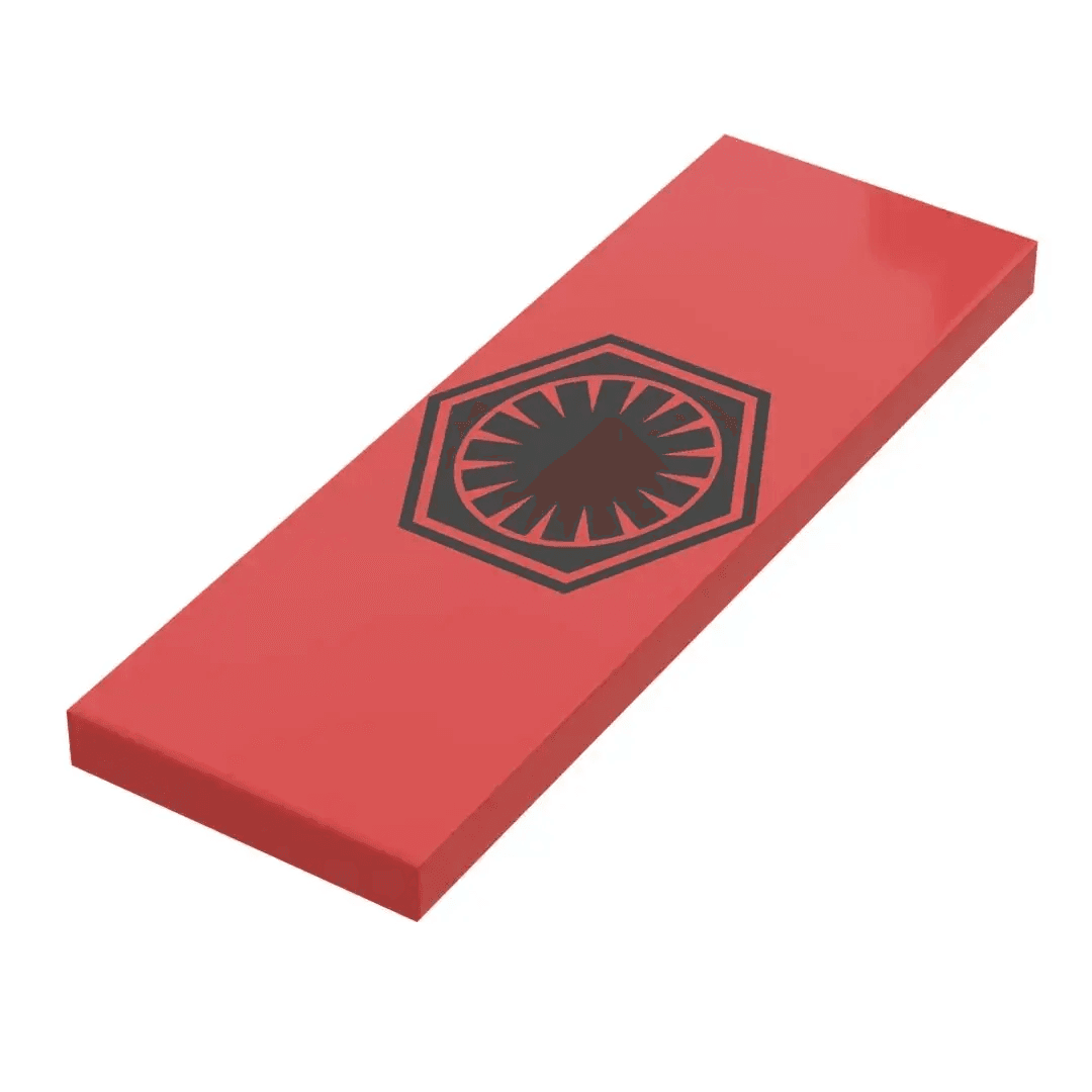 Custom Printed LEGO 2x6 Tile Banner for Star Wars Displays - ToylandEU