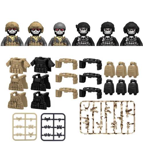 SWAT Special Forces Action Figures for Block Play Fun - ToylandEU