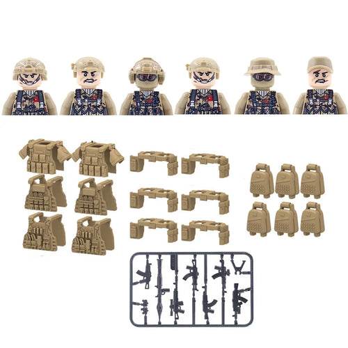 SWAT Special Forces Action Figures for Block Play Fun - ToylandEU